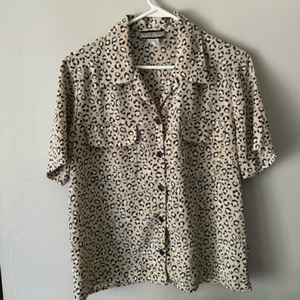 Leopard Print Blouse XL